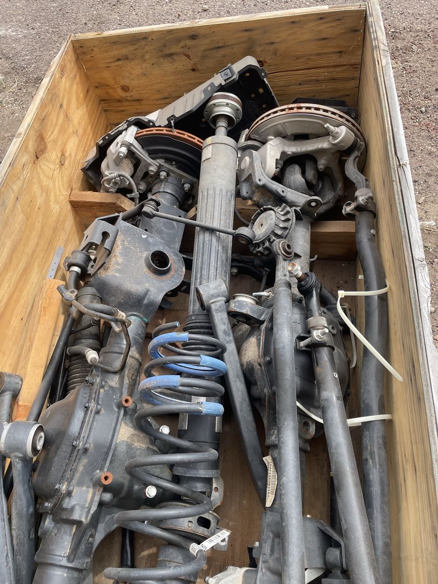 2020 jeep gladiator axels, steering box, and suspension
