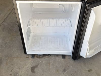 Compact Black Mini Fridge Single Door Refrigerator Used