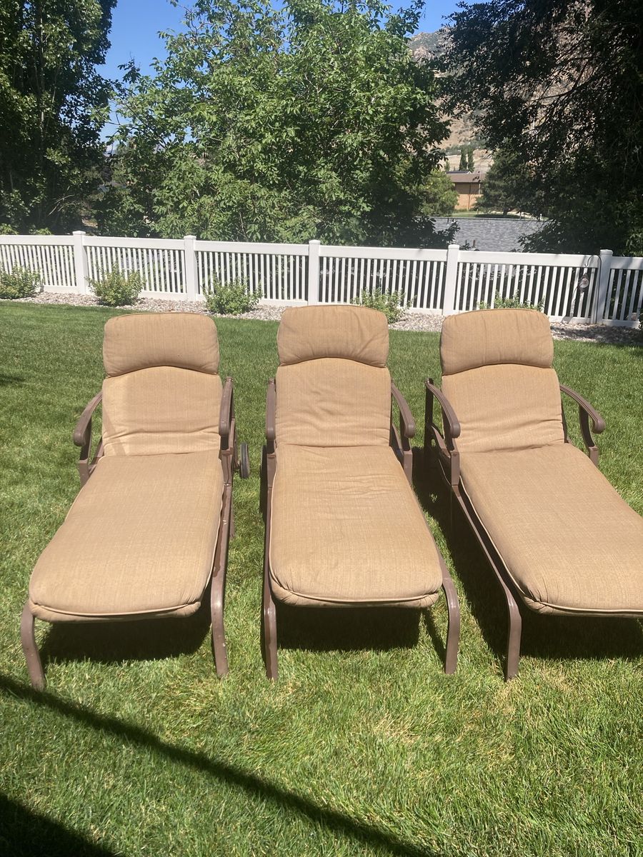 Chaise Lounge Chairs with Cushions