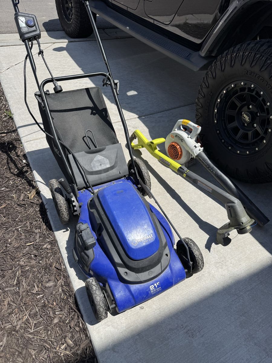 Yard Tools (Lawn Mower, Weed Eater, Blower)