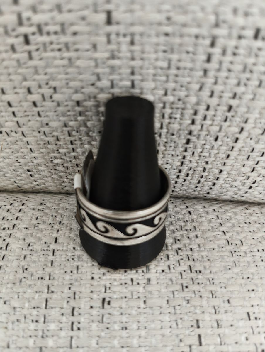 I Call This Native American Sterling Silver Ring, "Moana"