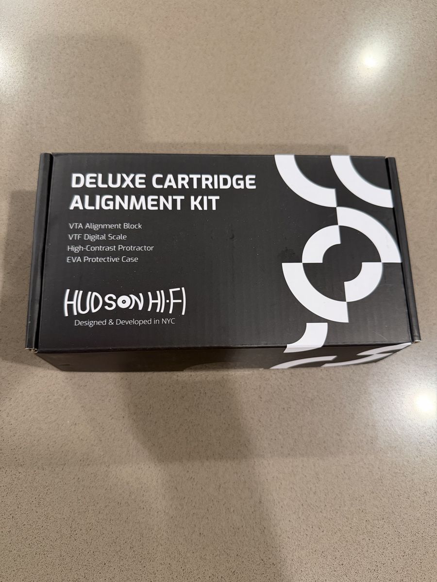 Hudson Hi-Fi Deluxe Cartridge Alignment Kit for Turntables - Complete Set with Digital Scale & Case