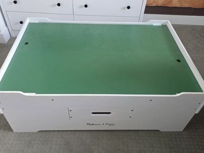Melissa & Doug Deluxe Wooden Multi-Activity Play Table for Playroom