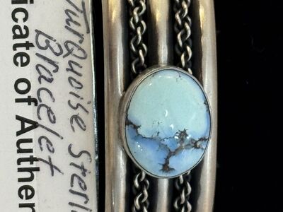 Golden Hill Sterling Silver & Turquoise Bracelet
