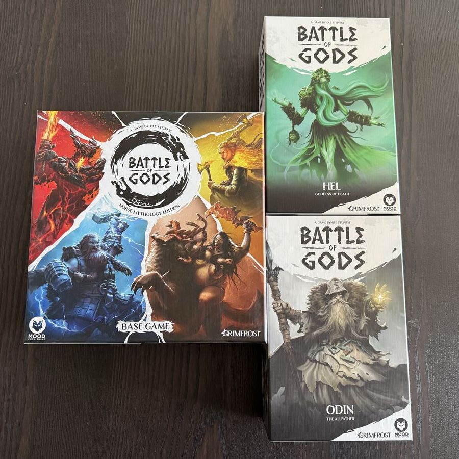 Battle of the gods board game plus expansions
