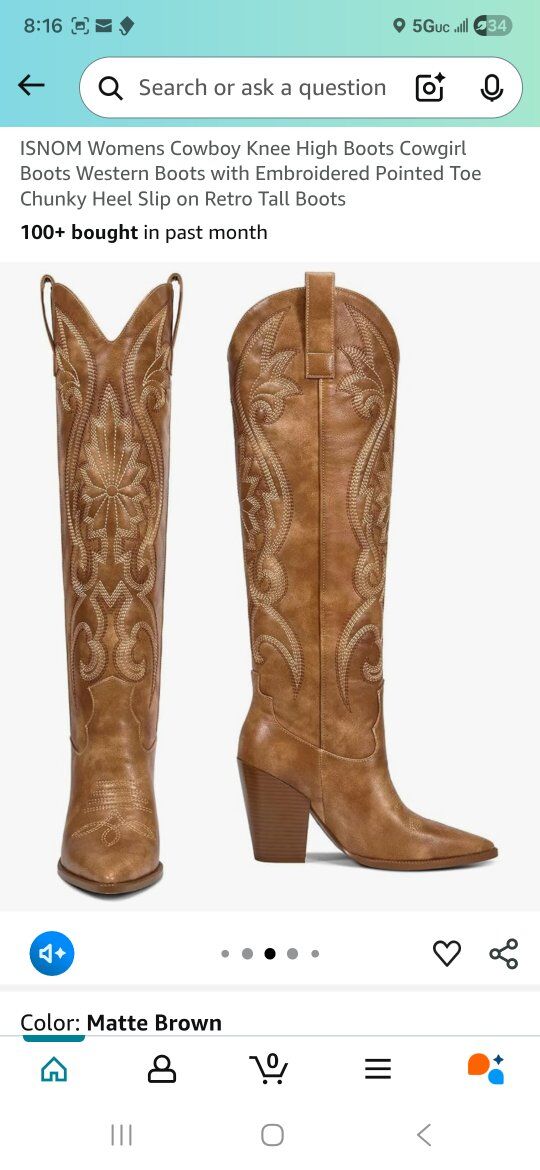 isnom woman's tall boots