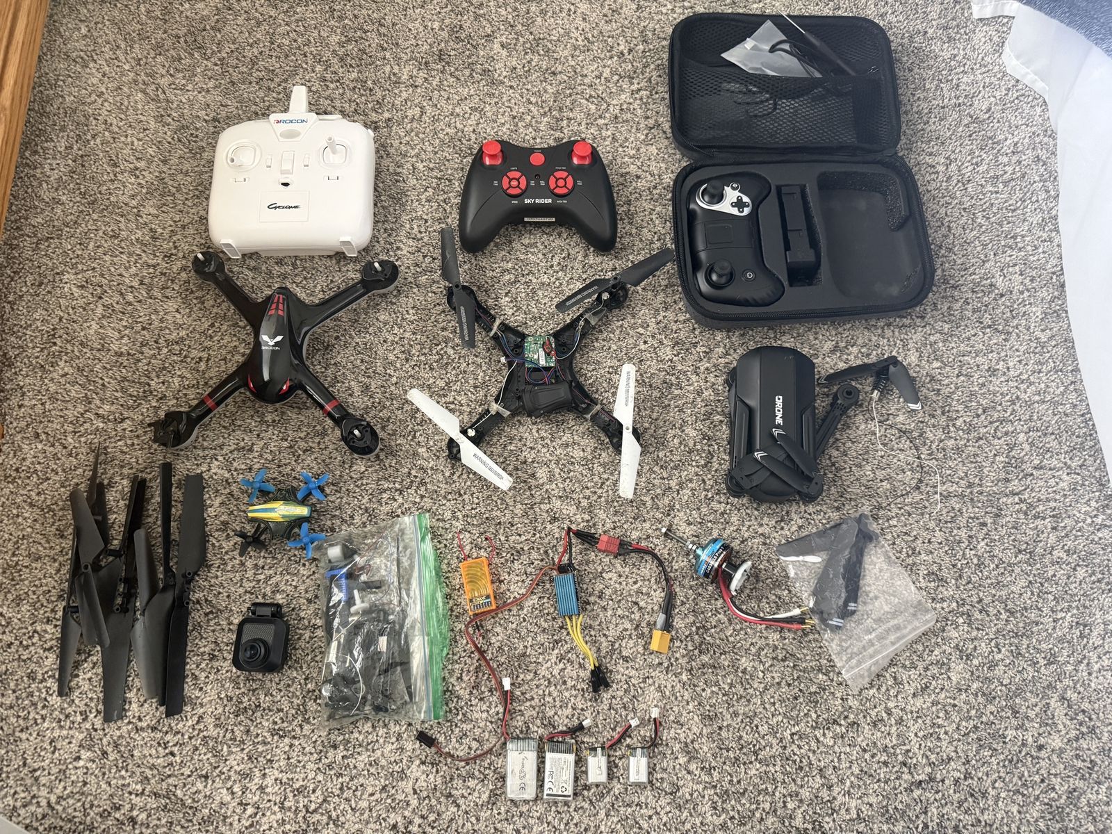 Random Drones and Parts