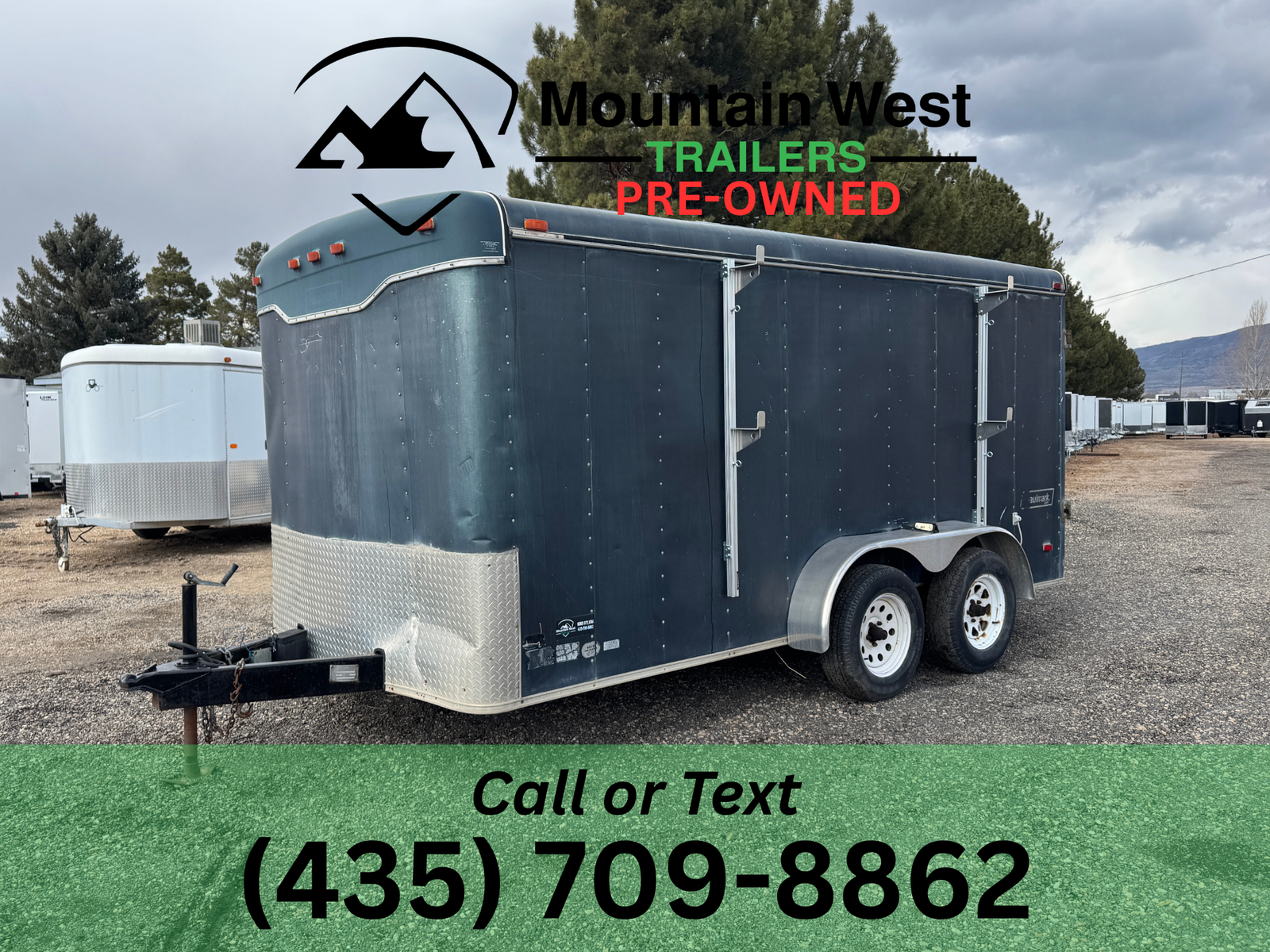 2002 USED Haulmark 7X14 Enclosed Cargo Trailer