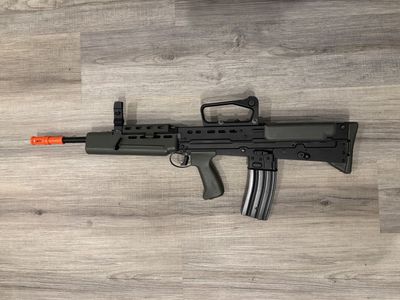 Army Armament R85A1 L85 AEG (Boneyard) + Mossberg 500 Spring Shotgun