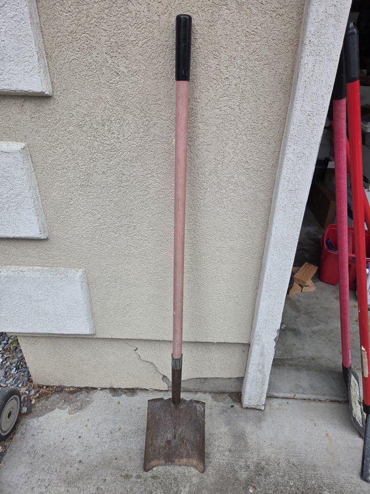 Square Head Shovel - Used Condition - Sturdy Garden Tool