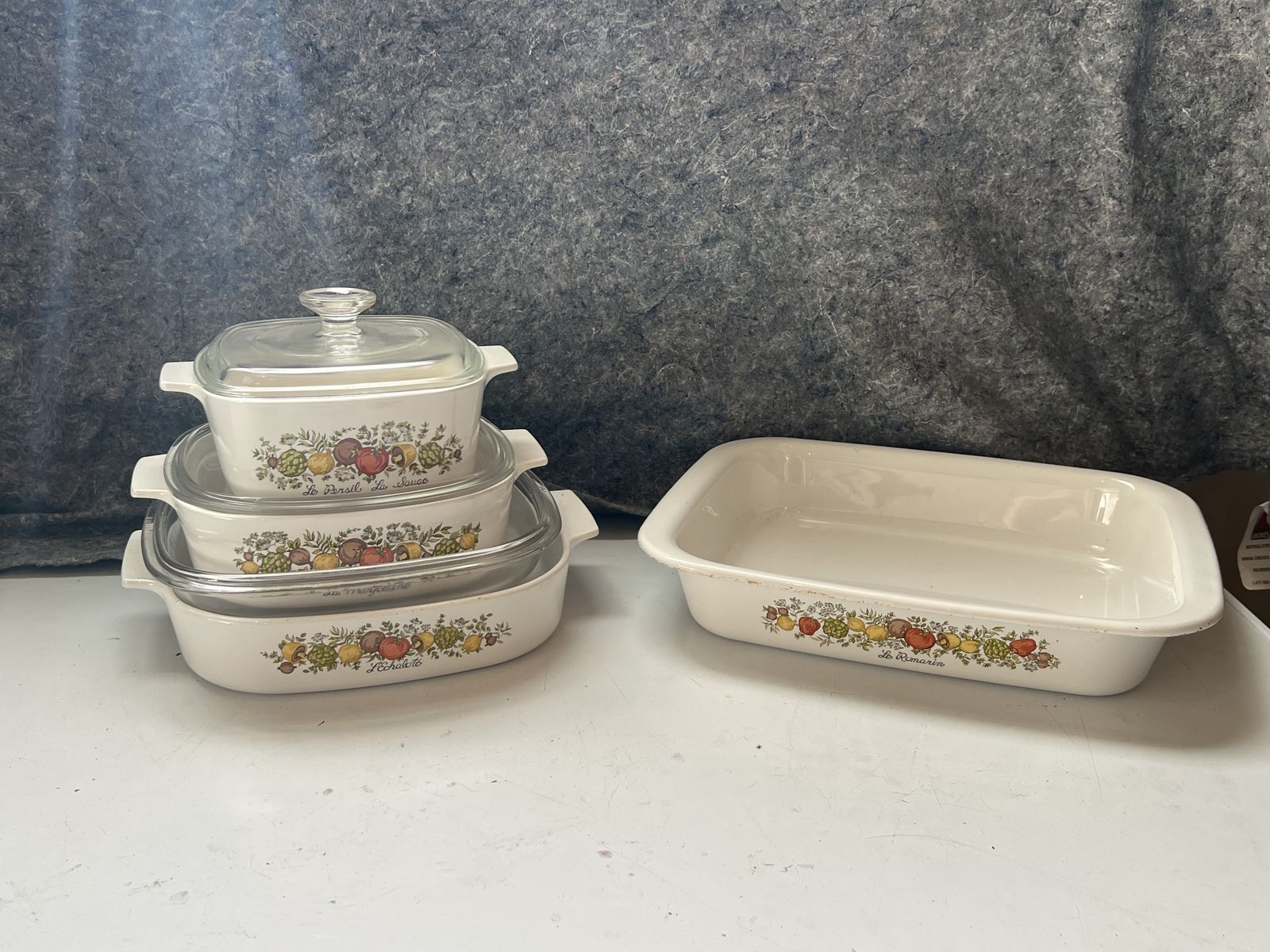 Vintage Corning Ware Spice Of Life Cookware
