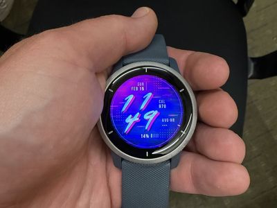 Garmin Venu 2 Smartwatch - Slate/Blue Silicone Band