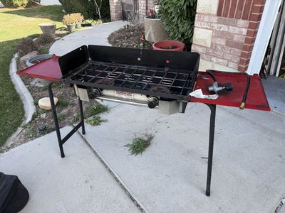 Camp Chef Double Burner With Griddle