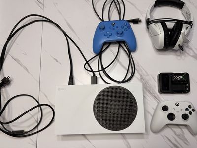 Xbox Series S Console Bundle with 2 Controllers, Headset & Battery Charger
