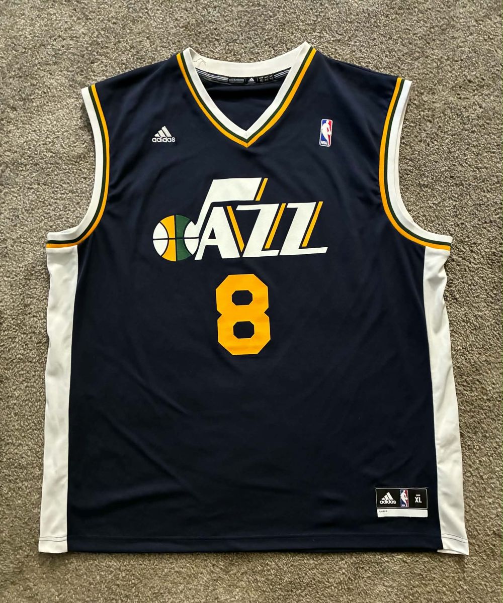 Vintage 2010 Adidas Deron Williams #8 Utah Jazz NBA Basketball Jersey - XL