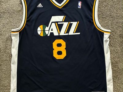 Vintage 2010 Adidas Deron Williams #8 Utah Jazz NBA Basketball Jersey - XL