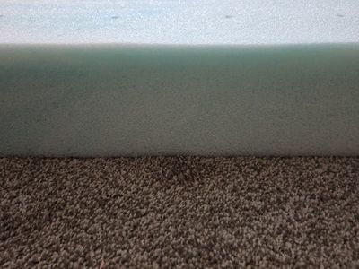 FREE memory foam mattress topper - 4 inches thick