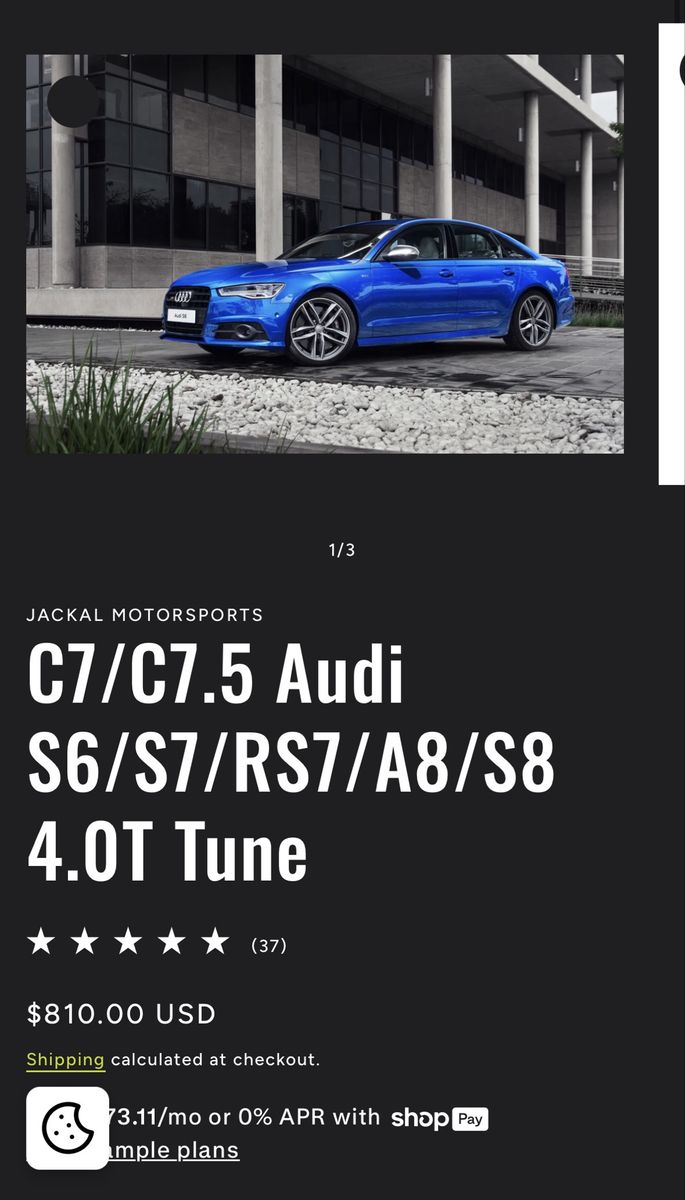 Jackal Motorsports Tuning Cable OBDII Cable for Audi C7/C7.5 4.0T S6 S7 RS7 A8 S8