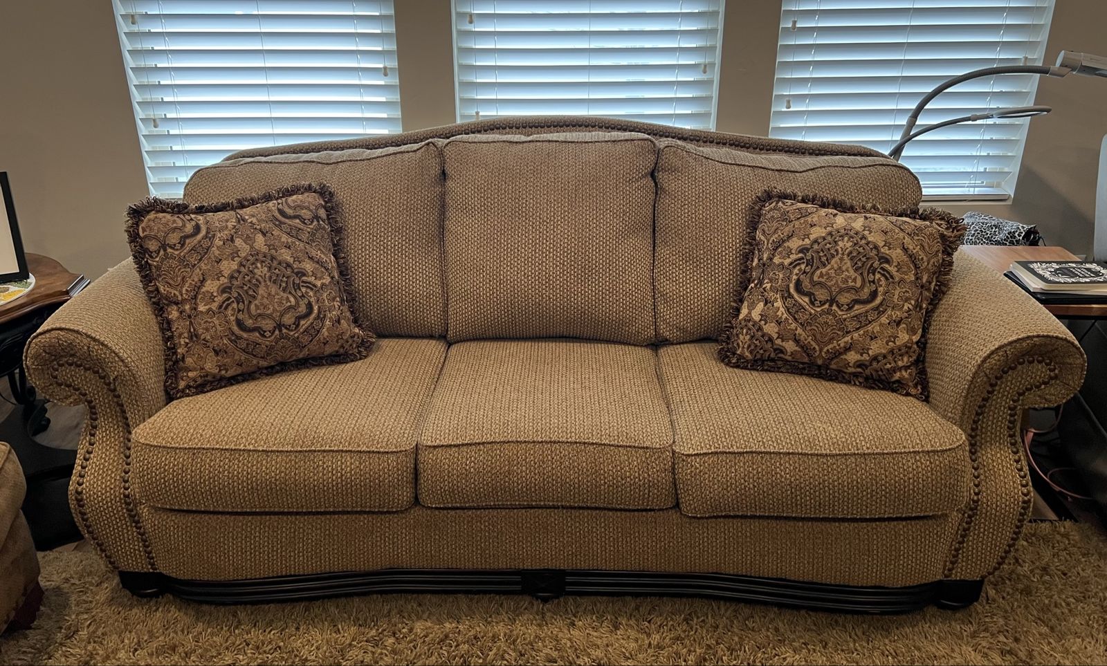 Fabric Couch And Chair