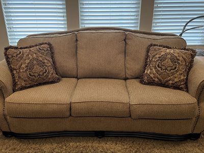 Fabric Couch And Chair