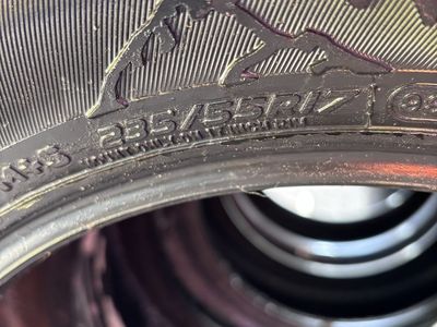 Set of 4 235/55R17 Winter Snow Tires