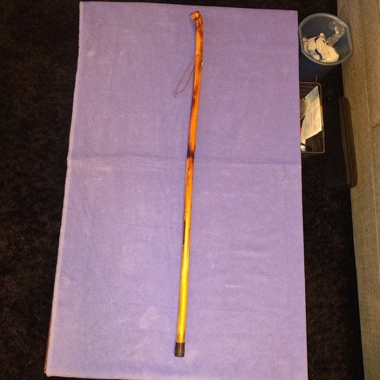 Mountain Style walking Stick With Leather Strap