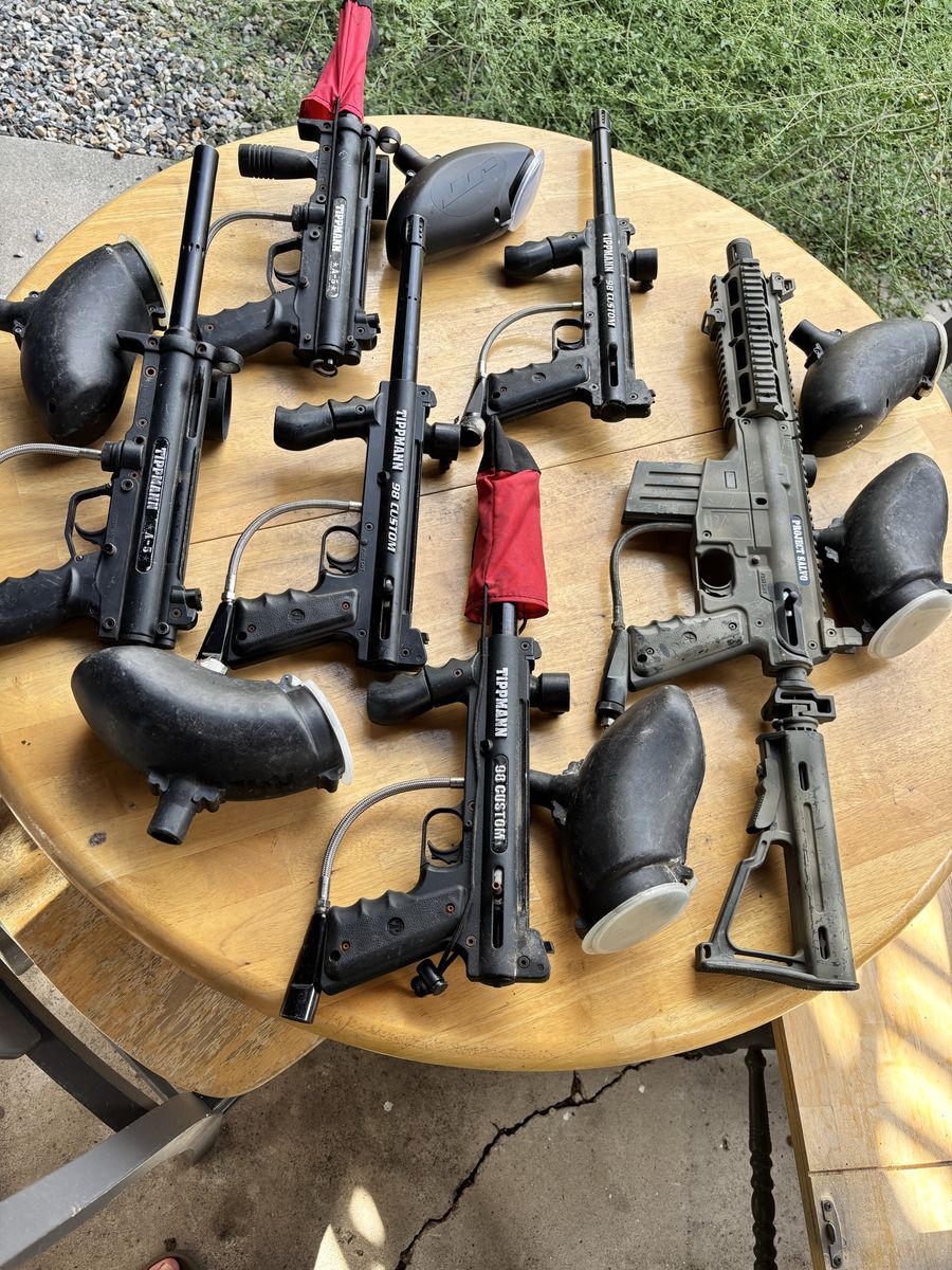 Tippmann paintball lot