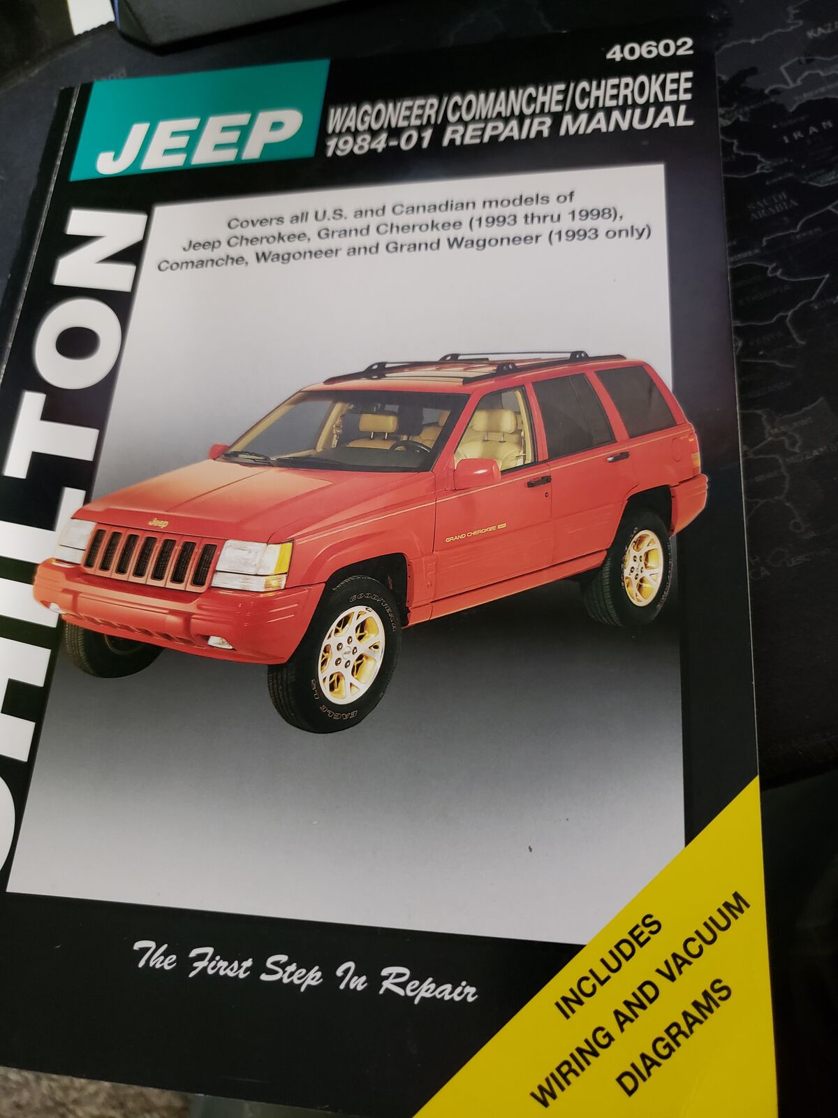 CHILTON JEEP WAGONEER / COMANCHE / CHEROKEE 1984 – 2001 REPAIR MANUAL