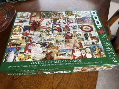 1000 Piece Christmas Puzzle Like New Condition.