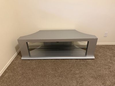 Modern Gray TV Stand / Entertainment Center