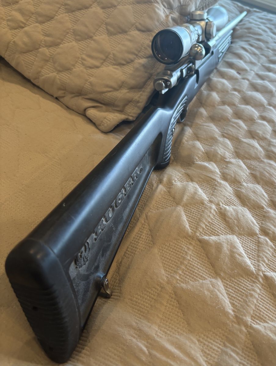 Ruger M77 Mark II Stainless .300 Win Mag – Rare "Boat-Paddle" Zytel Stock Setup $1350 + free guncase