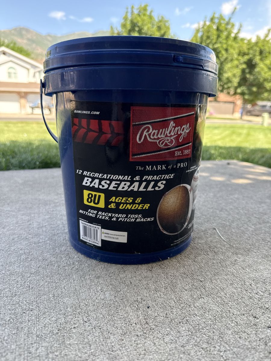 Rawlings 8U Recreational & Practice Baseballs - 11 Pack, Ages 8 & Under