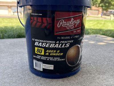 Rawlings 8U Recreational & Practice Baseballs - 11 Pack, Ages 8 & Under