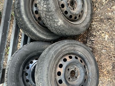 Honda civic Oem 14 steel wheels tires 4x100