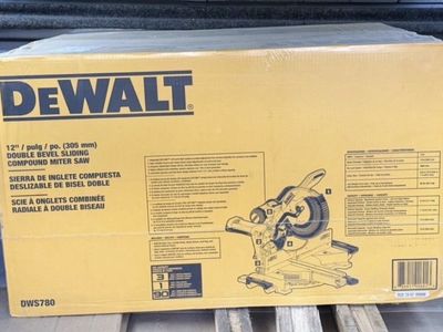 New Dewalt Dws 780 Miter Saw