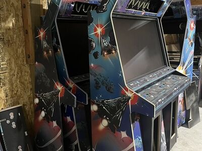 3 Player Asteroids Cabinet