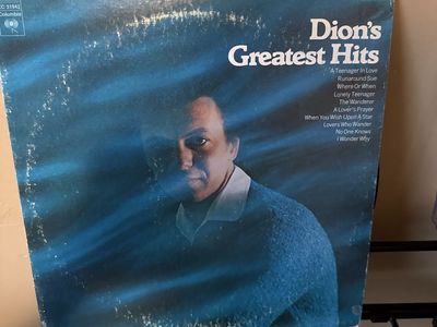 Dion's Greatest Hits Vinyl LP Record Columbia Records
