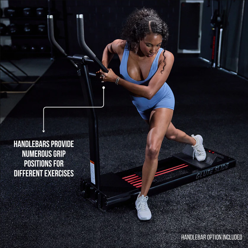Glute Slide Machine with Handlebars