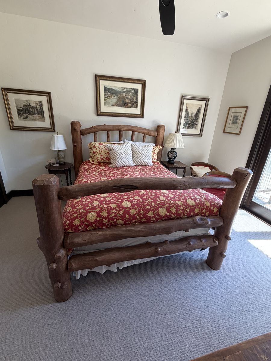 Bed- Queen Handmade One of a Kind includes box spring