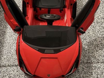 Red Lamborghini Ride-On Toy Car with Opening Doors