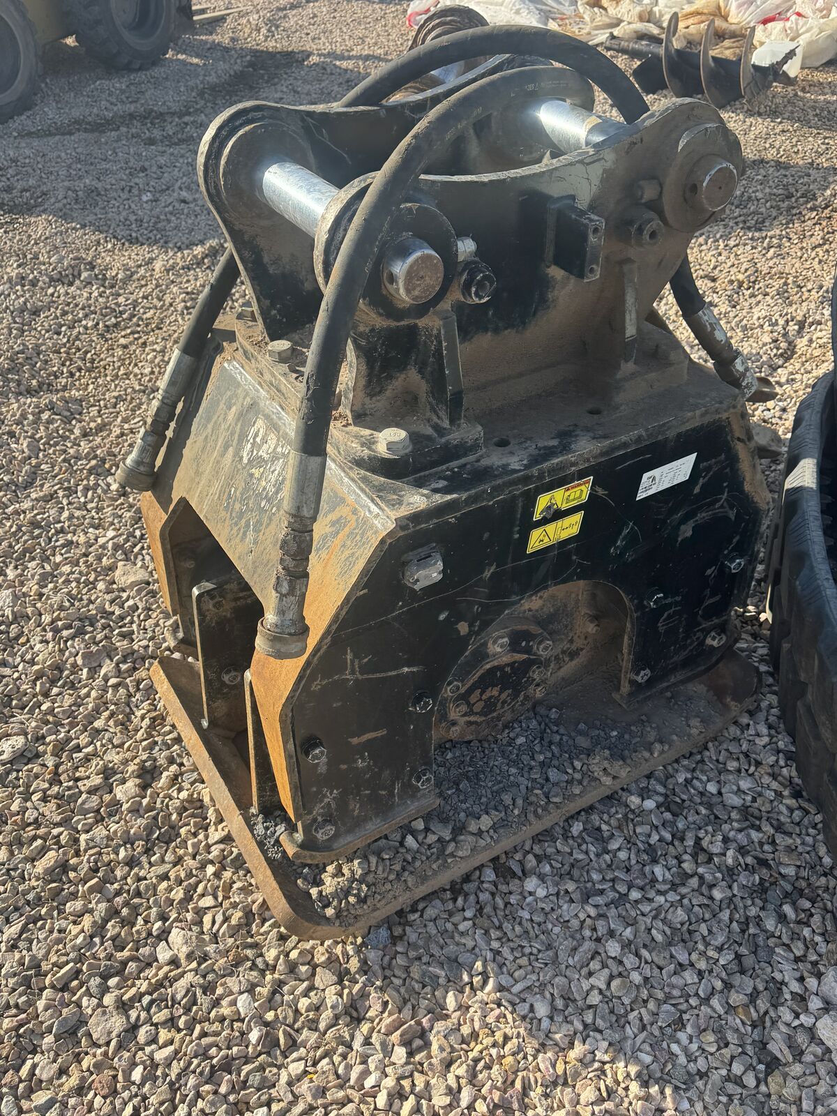 Trackhoe attachments