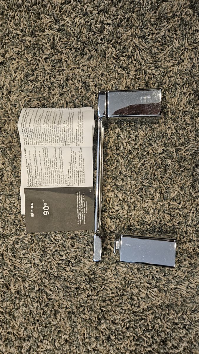 Moen 90 degree Toilet pivoting toilet paper holder