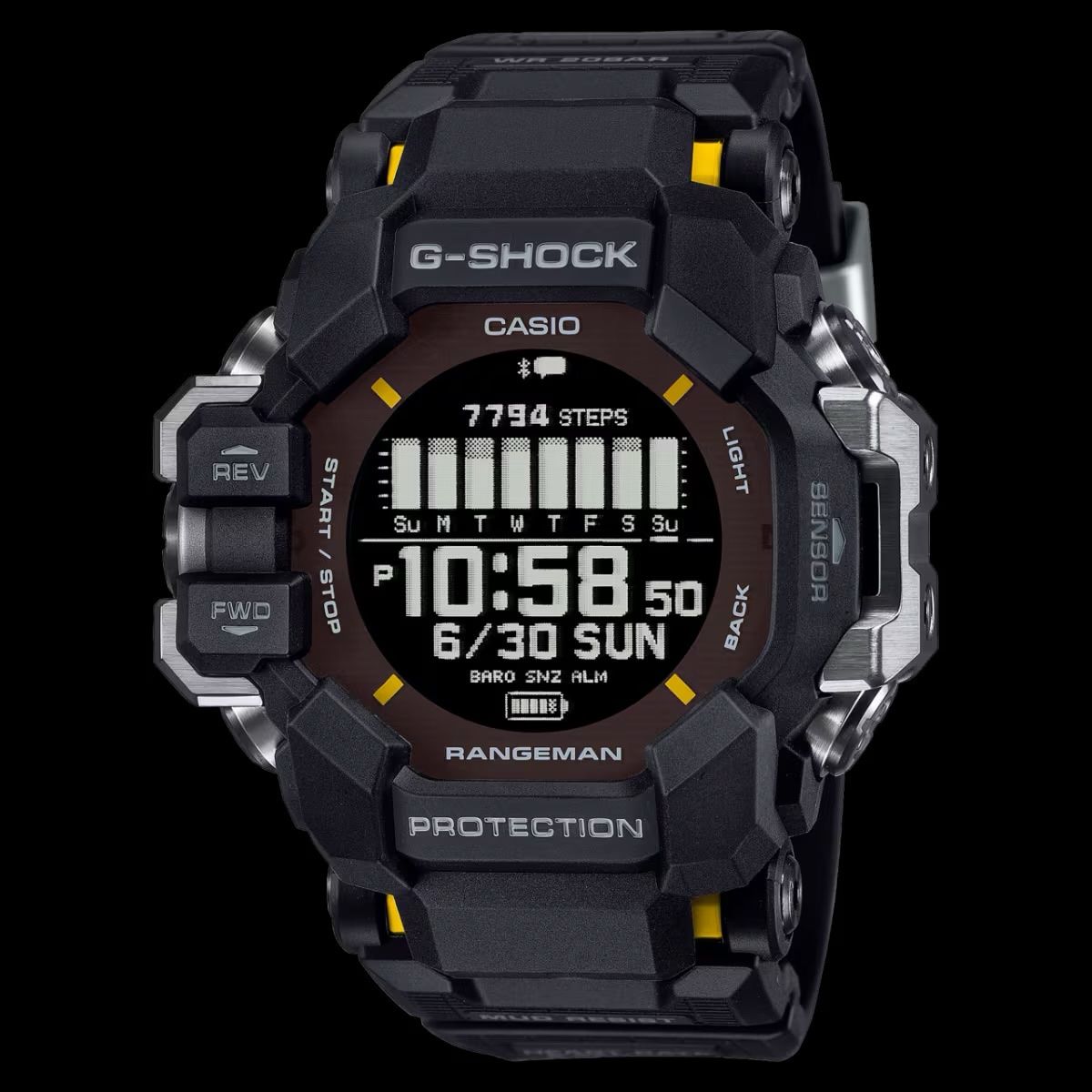 New G shock Rangeman GPRH1000-1 gps watch.