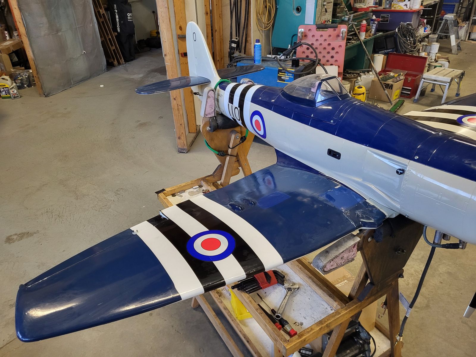 Sea Fury True Scale 30cc all new never flown BNF
