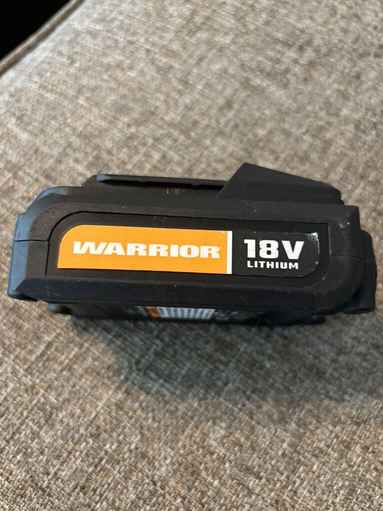 good Working Warrior 18 Volt Battery