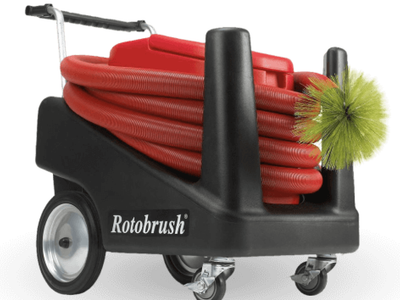 Rotobrush aiR+ Air XP Duct Cleaning Machine, Silver Package