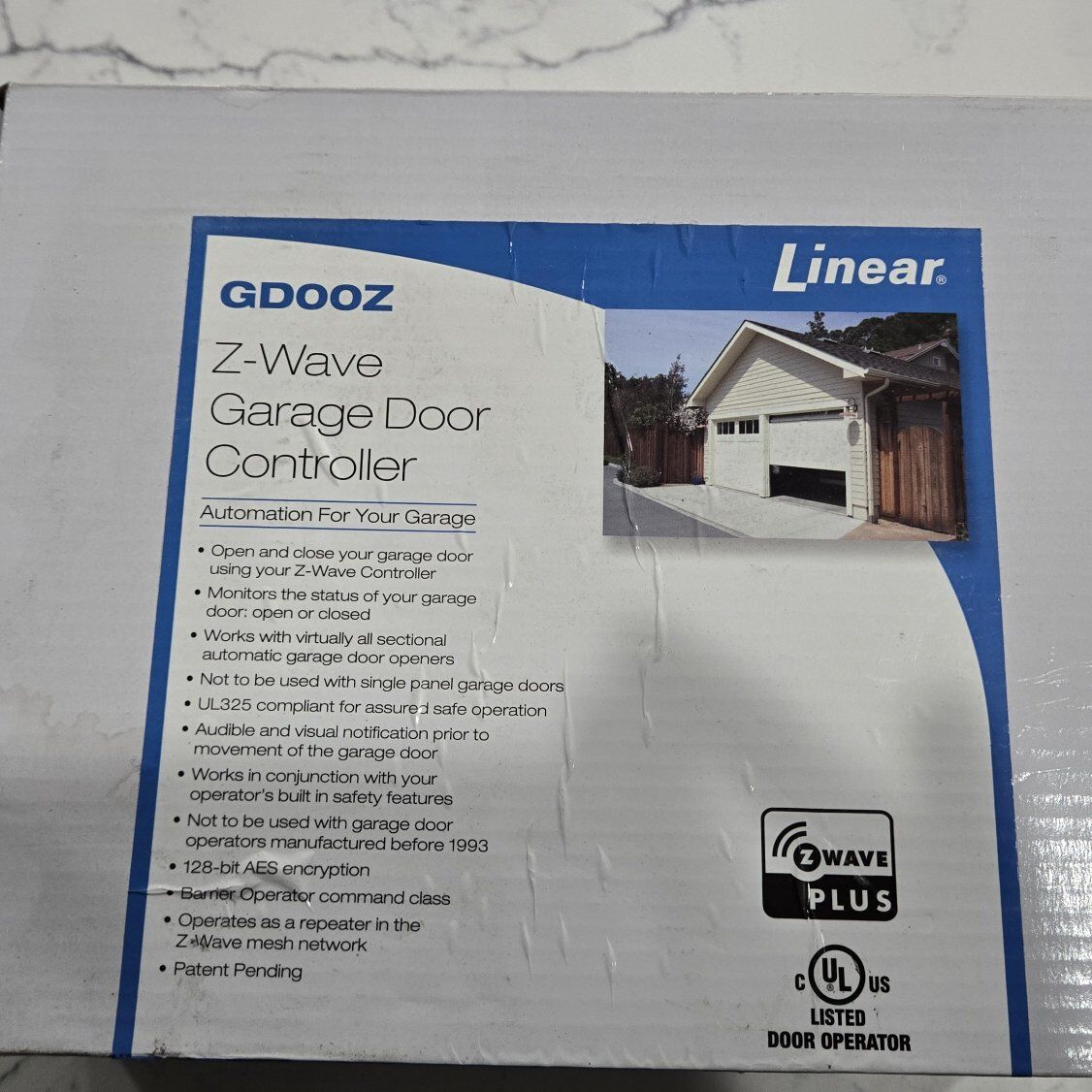 Z-Wave smart garage opener