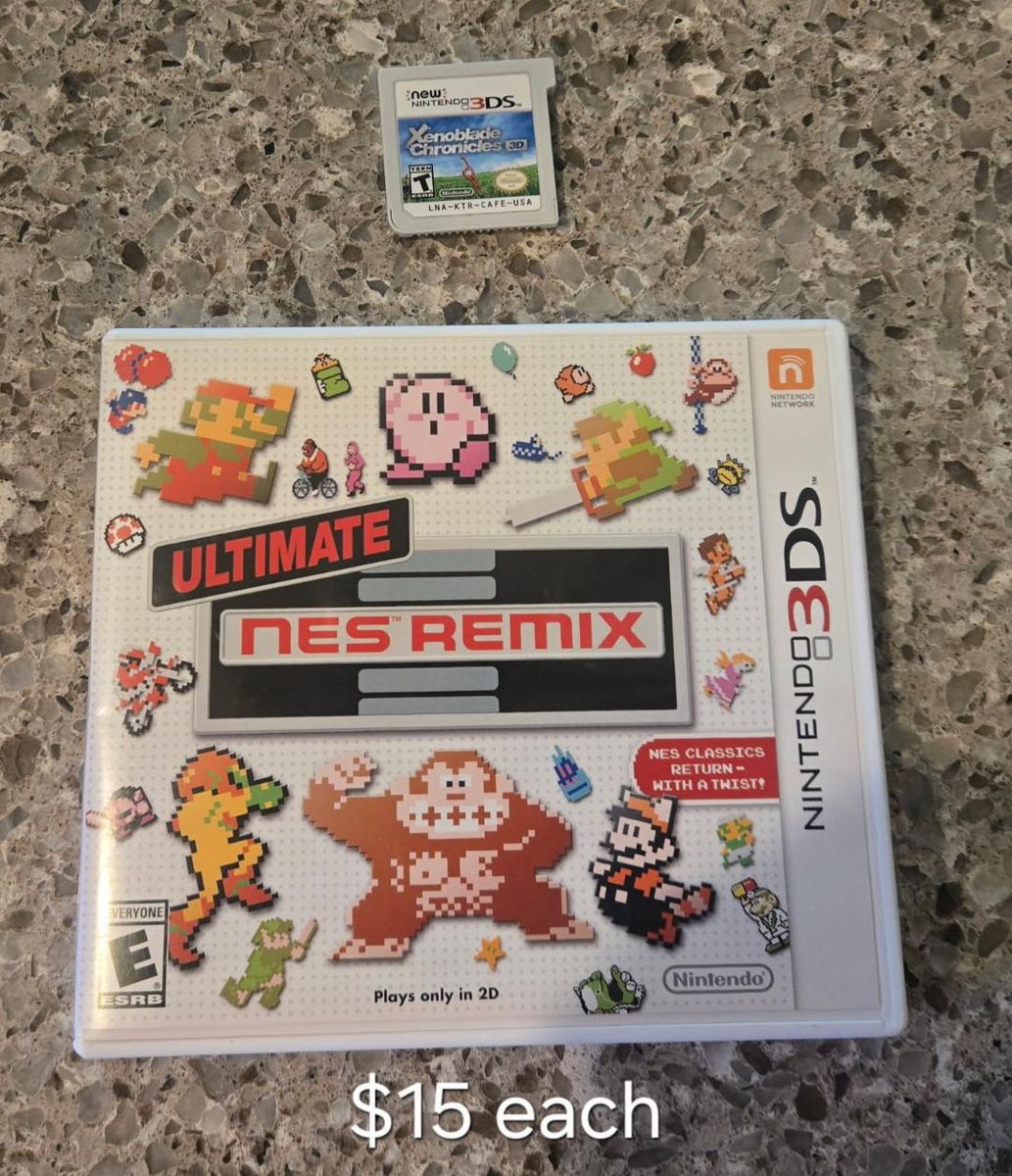 Nintendo 3ds games $15 each including Xenoblade Chronicles! Trades considered!