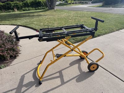 DeWalt DWX726 Rolling Miter Saw Stand - Used, Heavy-Duty, Portable