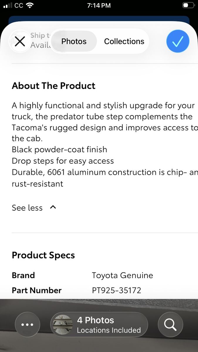 2021 Toyota Tacoma Predator Steps